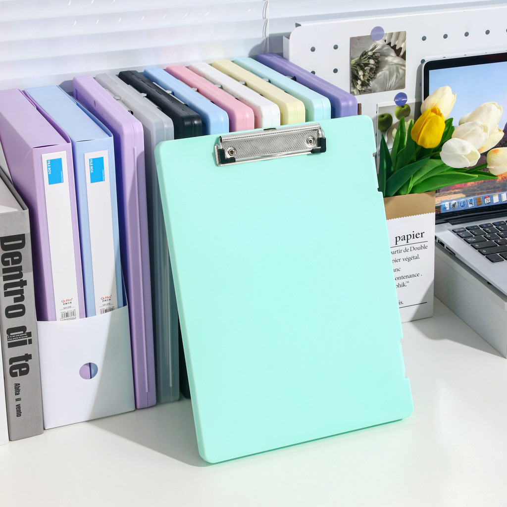 

File Box Writing Pad Two-In-One A4 File Storage Box Multi-Functional Board Clip Test Paper Storage and Organization Artifact