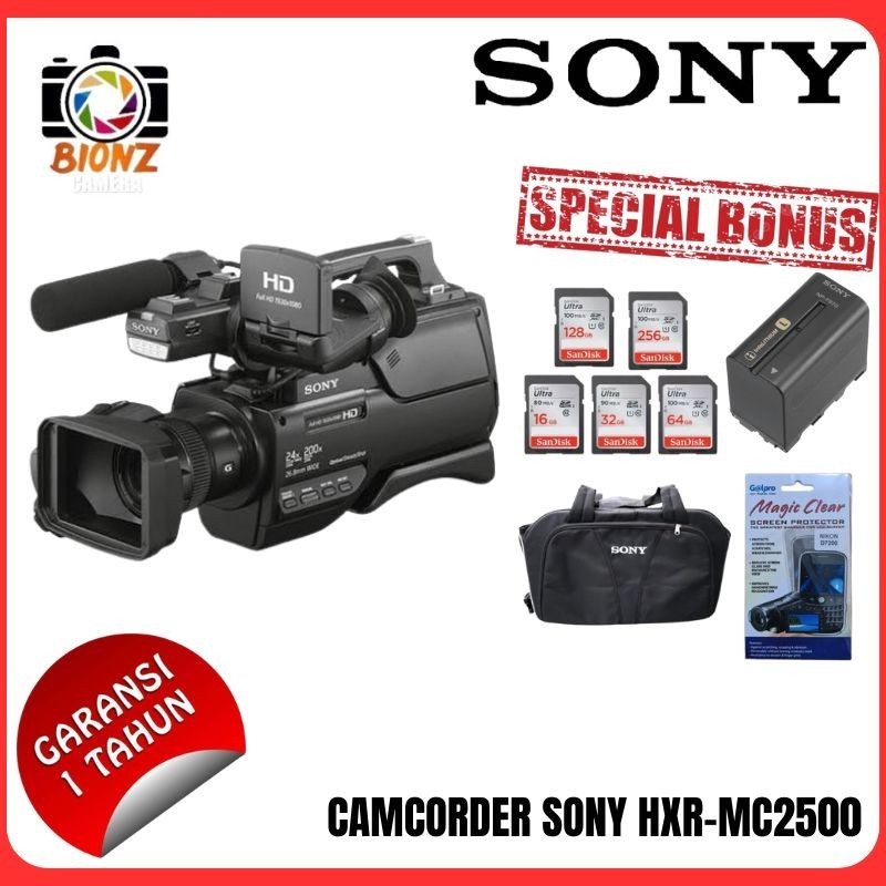 CAMCORDER SONY HXR MC2500 / CAMCORDER SONY HXR-MC2500 PROFESIONAL CO