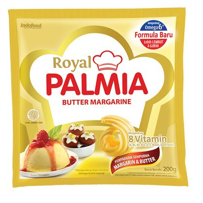 

palmia royal mentega butter margarin 200 gr