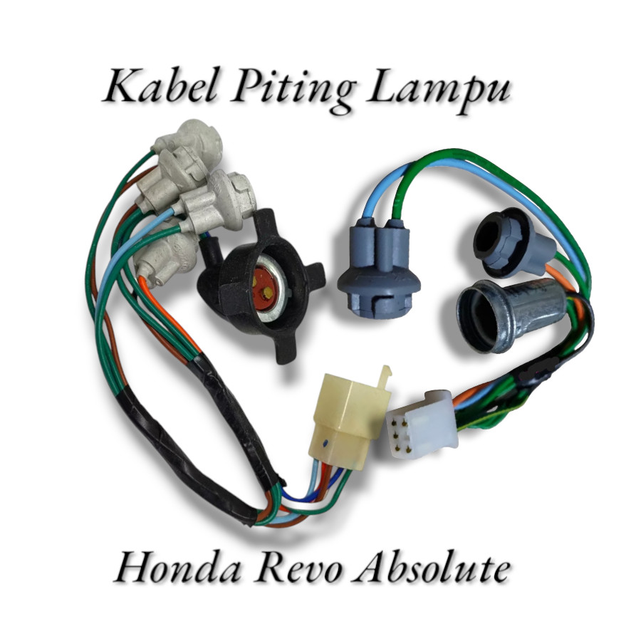 KABEL PITING LAMPU HONDA REVO ABSOLUTE PITING LAMPU DEPAN BELAKANG FULLSET REVO ABSOLUTE