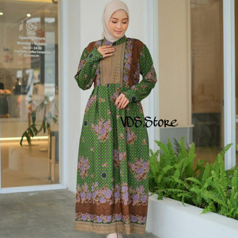 BEST SELLER/ Bisa COD Gamis Muslimat NU Seragam Muslimat NU Bahan Sanwosh Semisutra Katun Premium