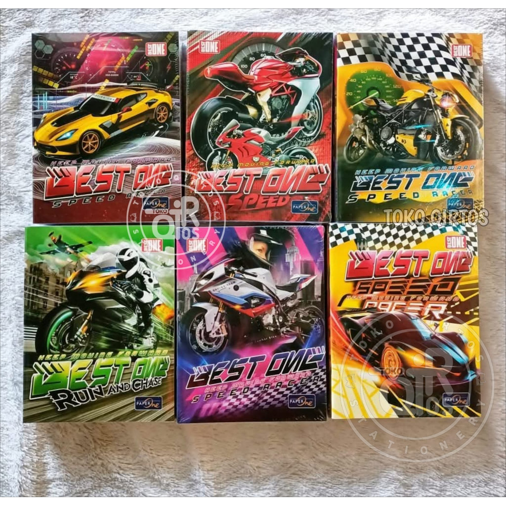 

BESTONE - Buku Tulis Garis 38 Lembar 1Pak Isi10 Merek Bestone Bisa Pilih Motif Cewe CowoTOKO QIRTOS
