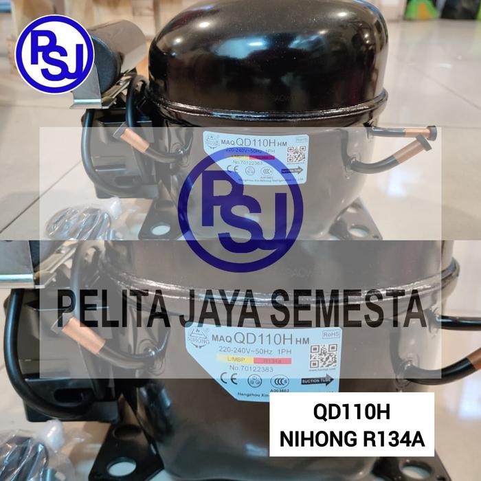 Kompresor Nihong QD110H / / Compressor Kulkas QD110H / QD110H R134A