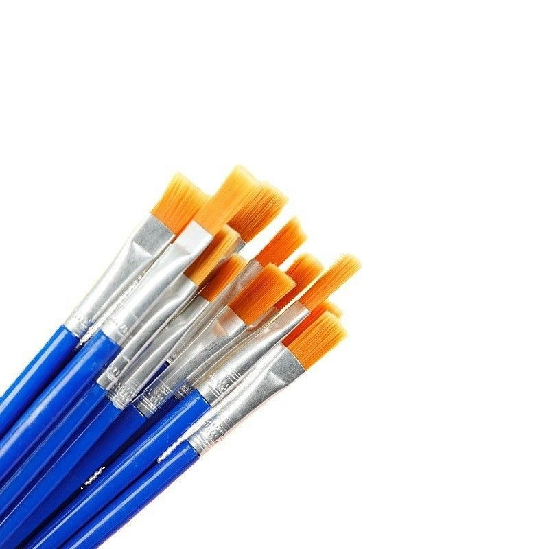 

JAMIN MURAH !!!Mainan Edukasi Alat Lukis Anak Kuas Lukis Flat Kuas Nylon Datar Paint Satuan(BISA LANGSUNG ORDER)