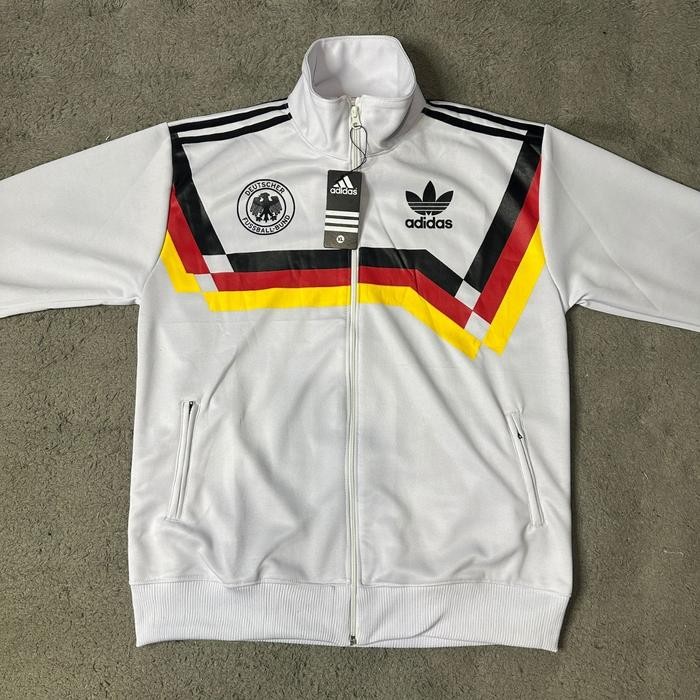 JACKET TRACKTOP ADIDAS GERMAN FULLEBEL - Putih, M