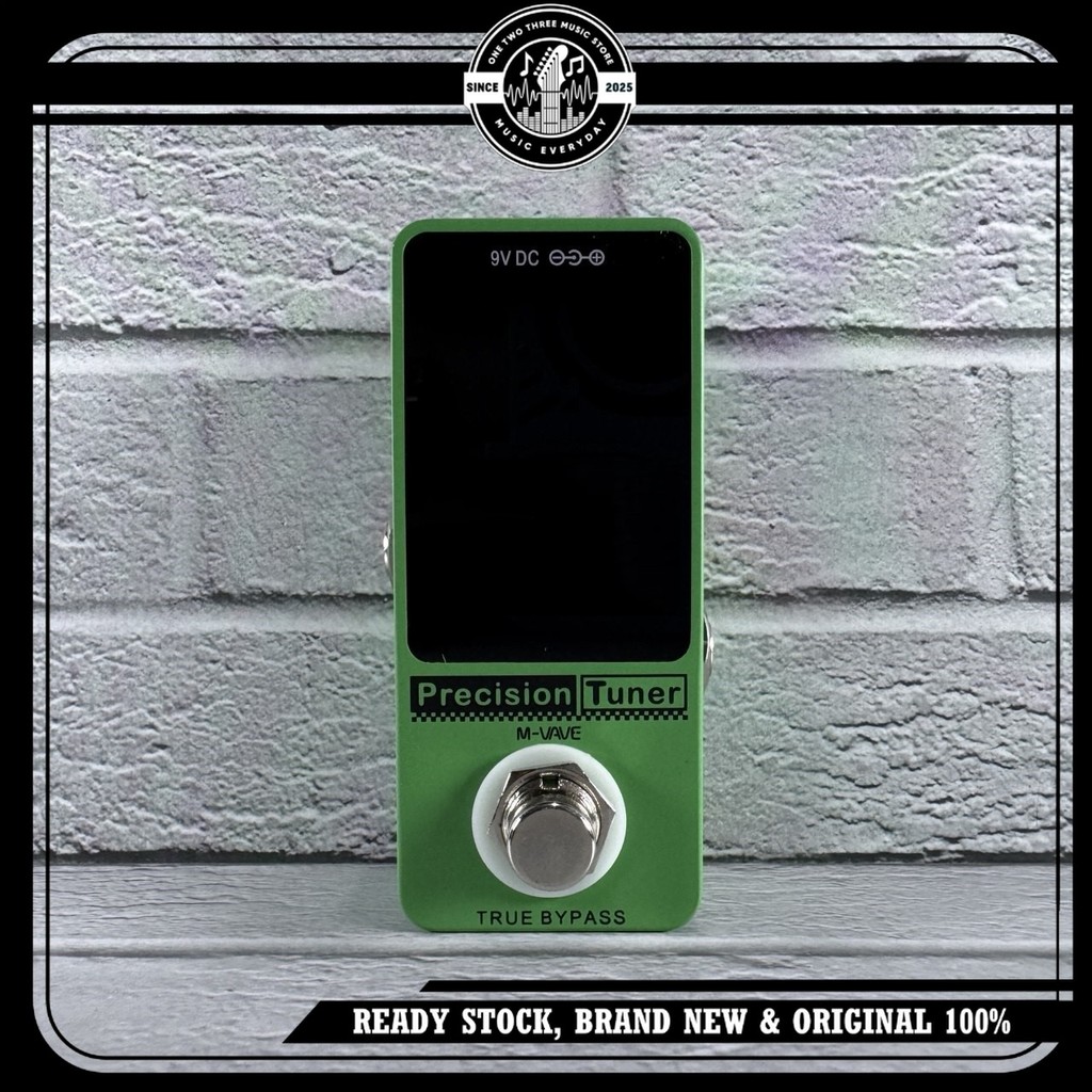 Efek Gitar M-VAVE Precision Tuner LED Chromatic Efek Gitar Akustik Gitar Elektrik Bass Tuning Guitar