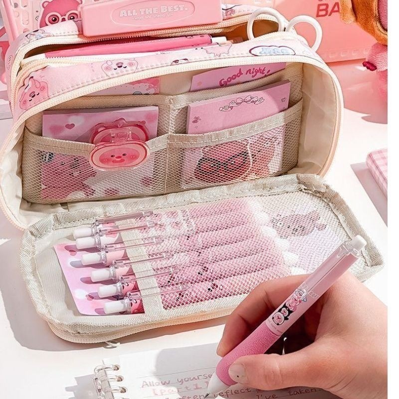 

JAMIN MURAH !!!9 Lapis Tas Alat Tulis Berkapasitas Besar/Tempat Pensil Kartun/kotakpensil Aesthetic Tas(BISA LANGSUNG ORDER)