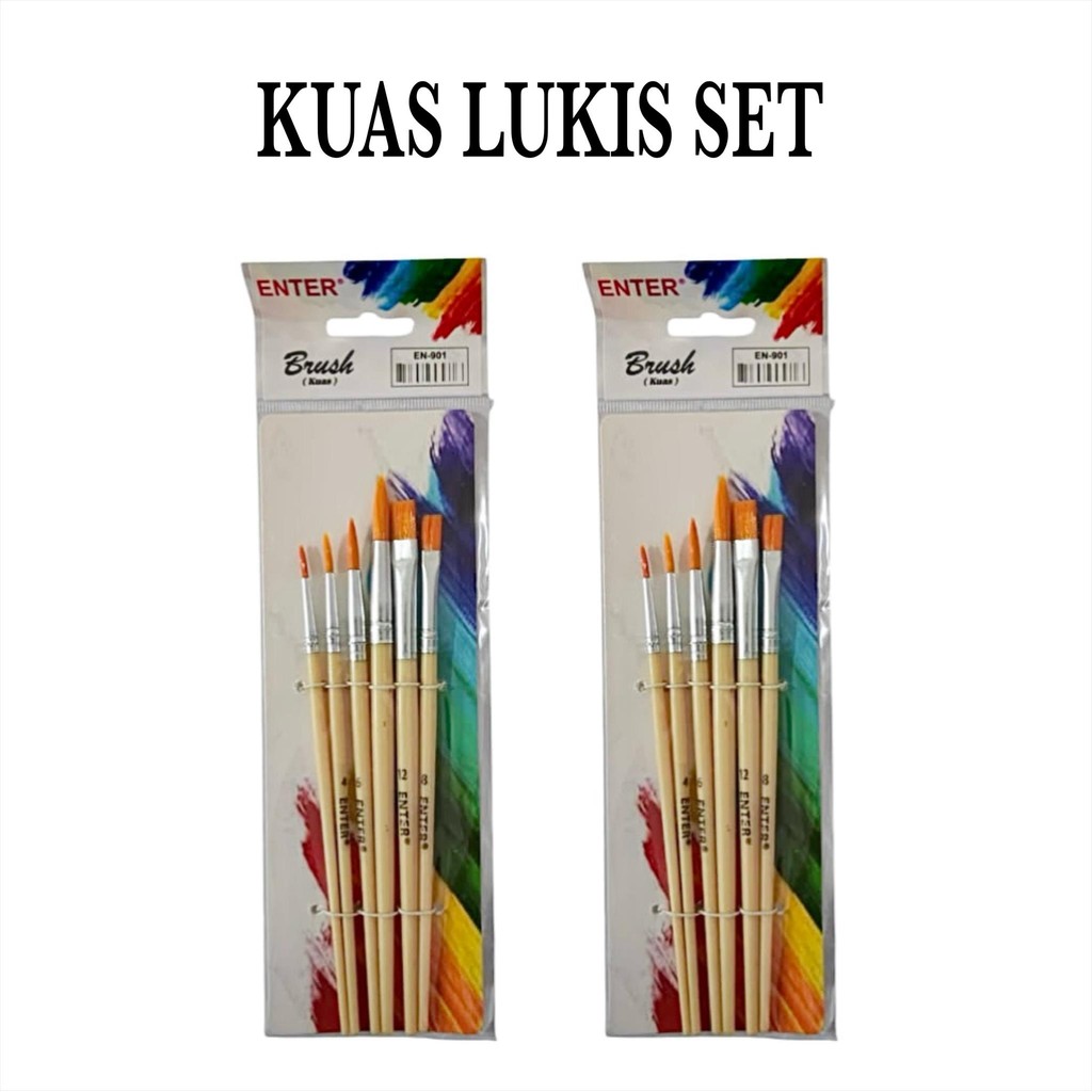 

Kuas Lukis Cat Air Set / Brush Set (Set)