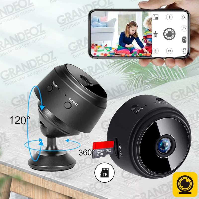 Taffware CCTV A9 Wireless V270 Mini Wifi Hd 1080P Magnet Tempel Micro 360 Camera Kecil Smart Ip Cctv