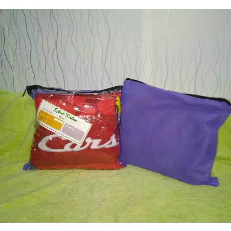 Tas packing mika sprei selimut handuk uk 28x33 cm resleting
