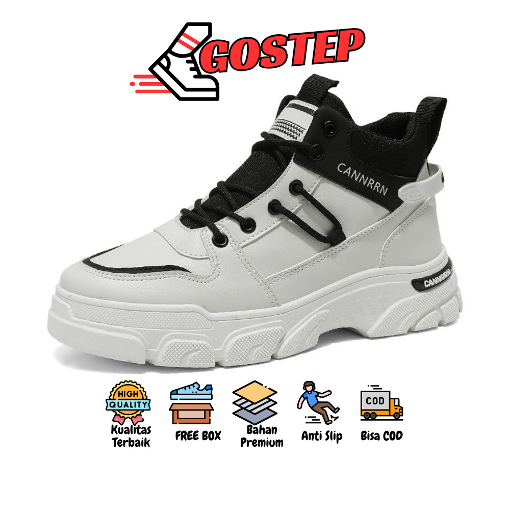 Limited Gostep S044 Sepatu Boot Pria Ankle Boot Import Kerja Santai Sepatu Pria Import