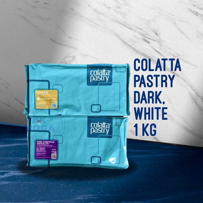 

Colatta Pastry ( Dark, White - 1 kg ) Colata Coklat Compound Batang Putih Hitam