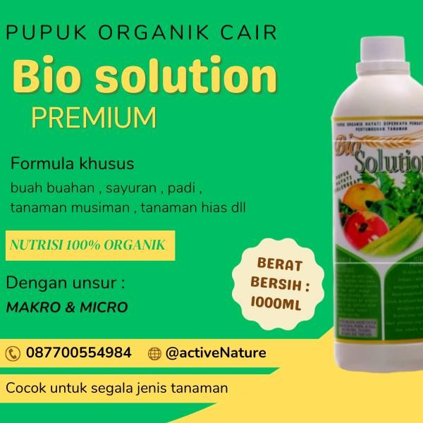 Pupuk Cair Organik Bio Solution isi 1- liter