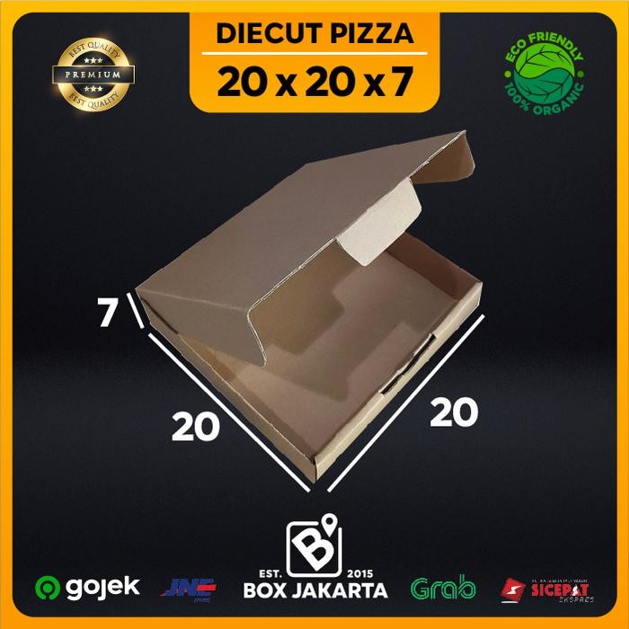 

KARDUS uk 20x20x7 CM Diecut Pizza Corrugated Packaging Box