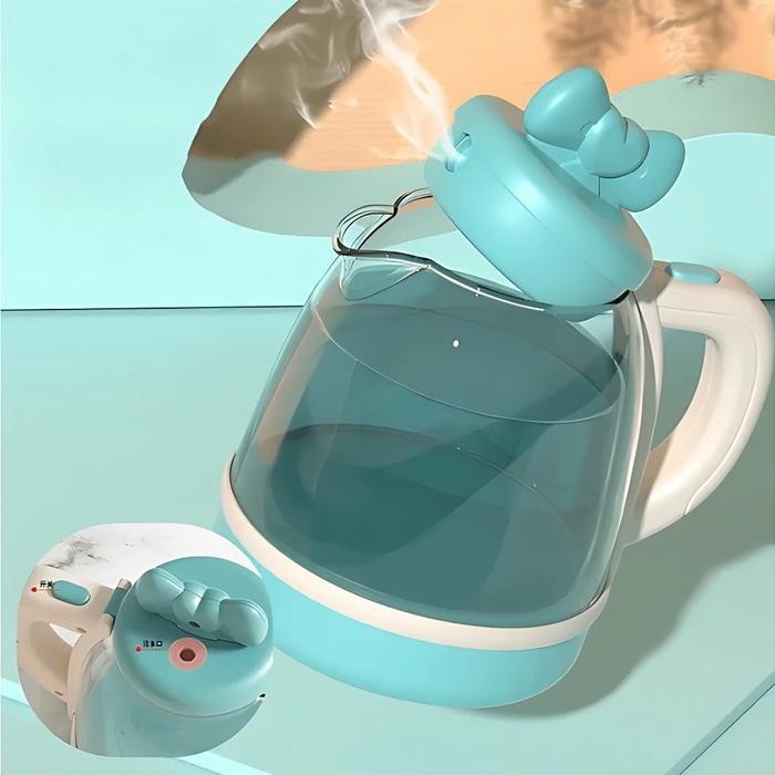 Mainan Teko Ajaib Anak Bisa Keluar Asap + Lampu & Musik Set Cangkir Kue & Es Krim Kids Toys Kado Ula