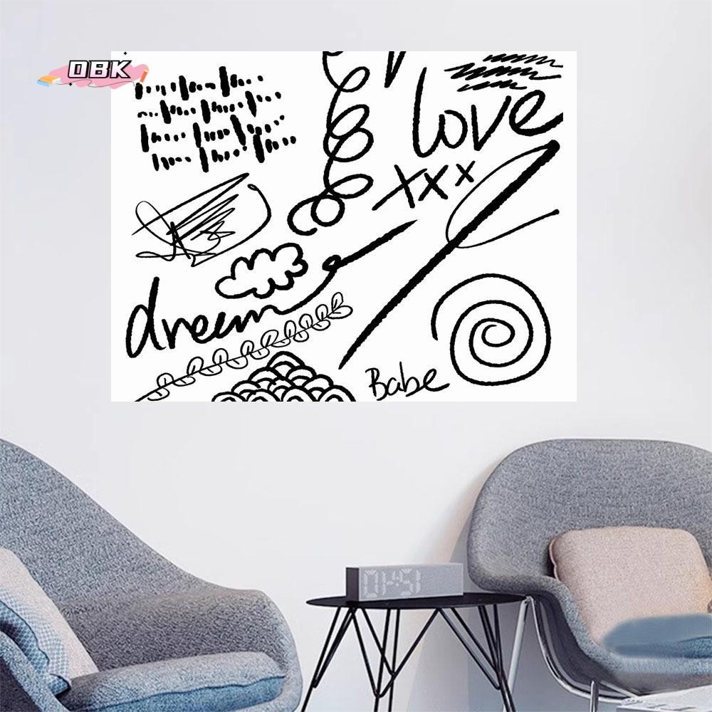 

Writing Drawing Graffiti Doodle A4A5 Size Small Whiteboard Sticker Children Drawing Toy Adhensive Memo Memorandum Sticker PVC