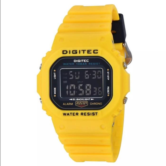 JAM TANGAN DIGITEC 6024 DG 6024 PRIA DIGITAL ORIGINAL - YELLOW