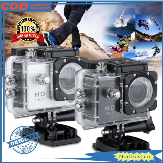 Sportcam Kogan 4K Non Wifi & Wifi Action Camera Full HD - Kamera Sport Kogan water resistant terlari