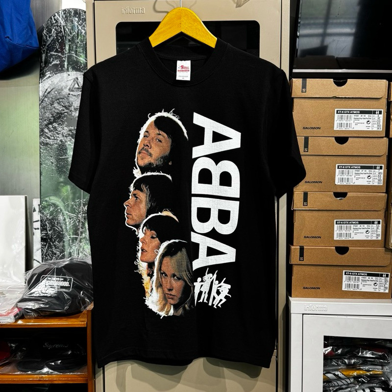ABBA - GOLD : GREATEST HITS TSHIRT BLACK
