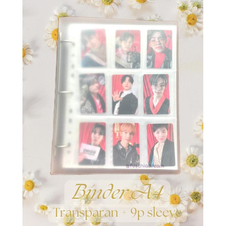 

【YANA-M】DISKON!!! Binder + 9p Sleeve Photocard Polaroid KPOP - Hitam