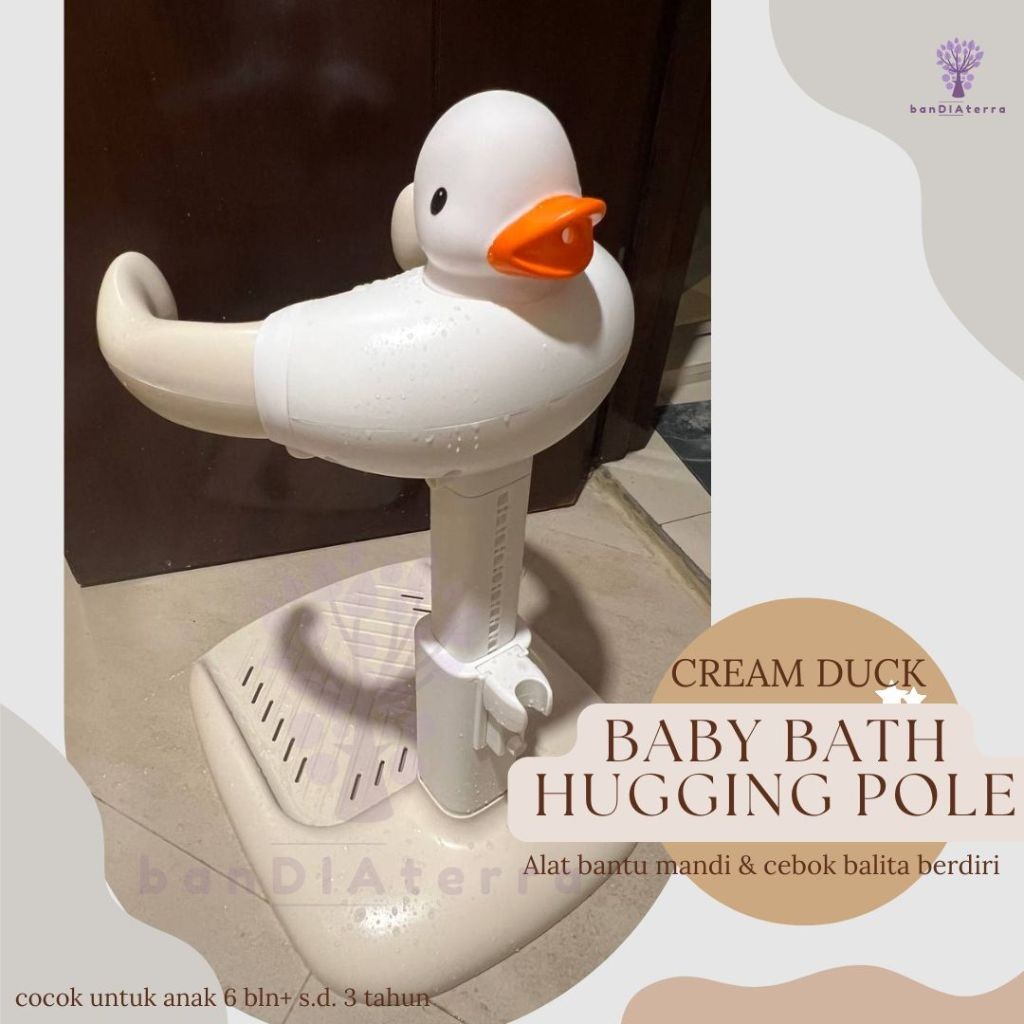 BABY STANDING BATH HUGGING POLE/ alat bantu mandi & cebok  bayi balita berdiri / Alat Mandi Berdiri 