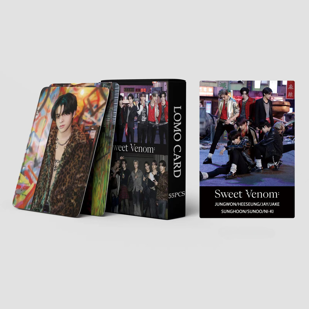 

55Pcs/Set Idol New Album LOMO Cards Photocards High Quality Double Sided Printd Postcard Fans Collection Gifts