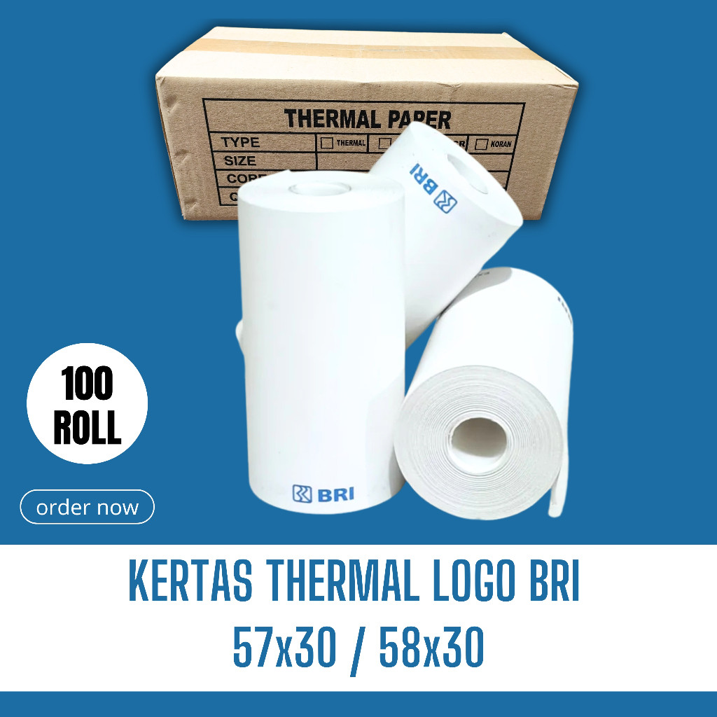 

Kertas Thermal L0G0 Bri 57X30 / 58X30