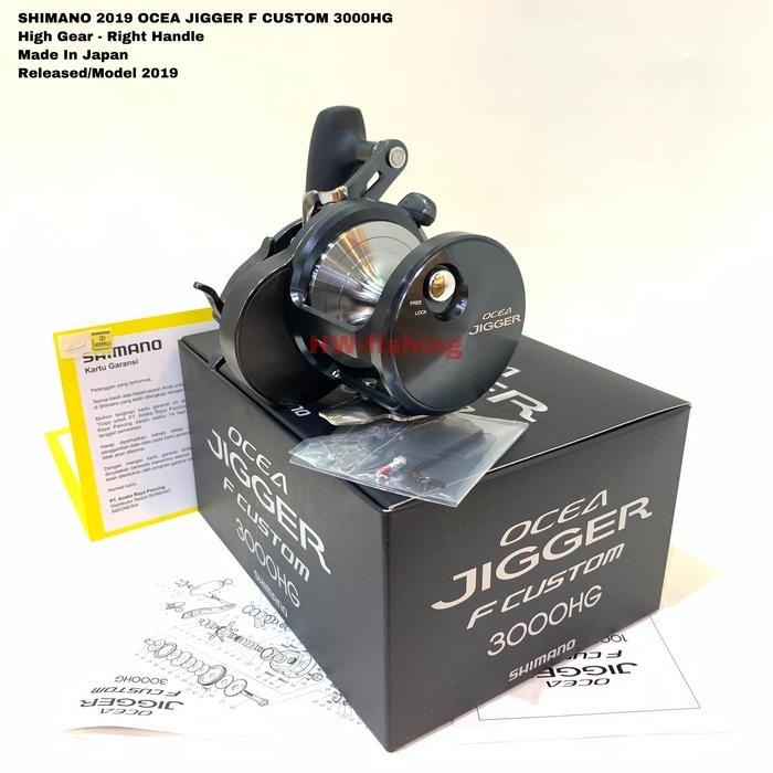 SHIMANO 2019 OCEA JIGGER F-CUSTOM 3000HG Garansi Resmi Shimano