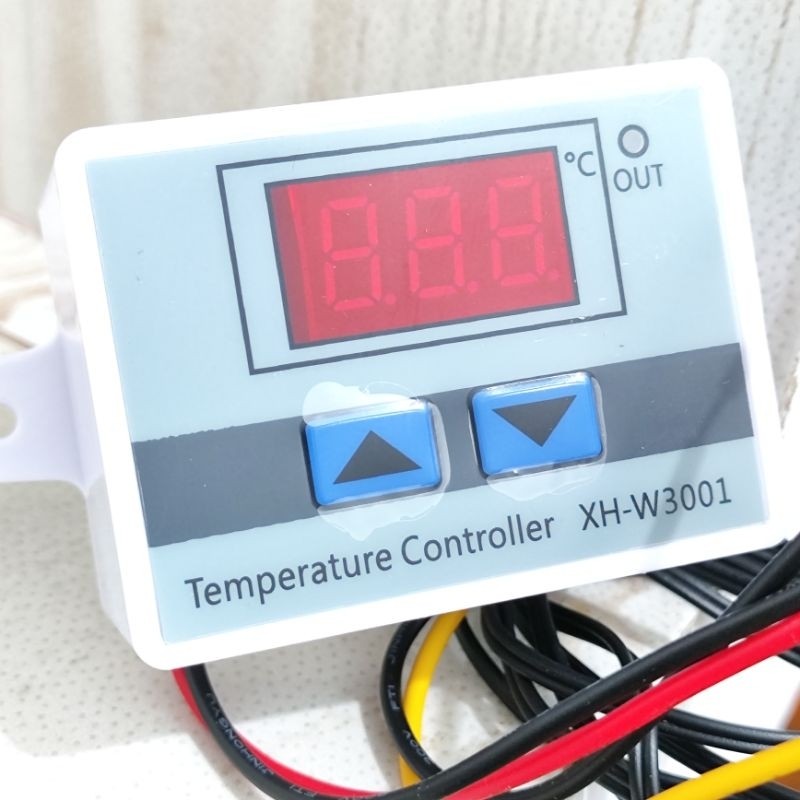 Termostat AC 220V w3001 Thermostat AC 220V mesin tetas telur Pengatur Suhu Incubator Controller suhu