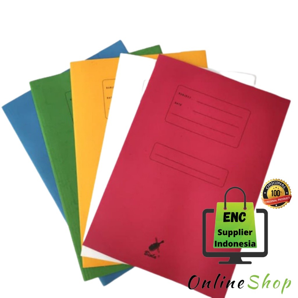 50 pcs biola 5001 Stopmap f4 kertas snel buffalo warna map folio bufalo executive per pak - enc.sup5