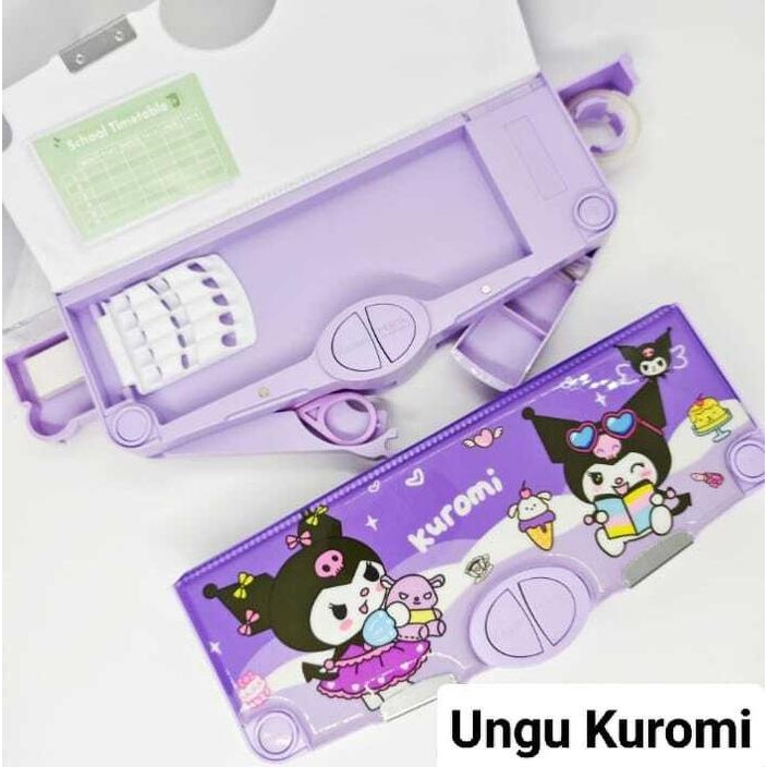 

[New Arrival] Kotak Pensil Serbaguna Anak Sekolah / Tempat Pensil Multifungsi - K001 UnguKuromi