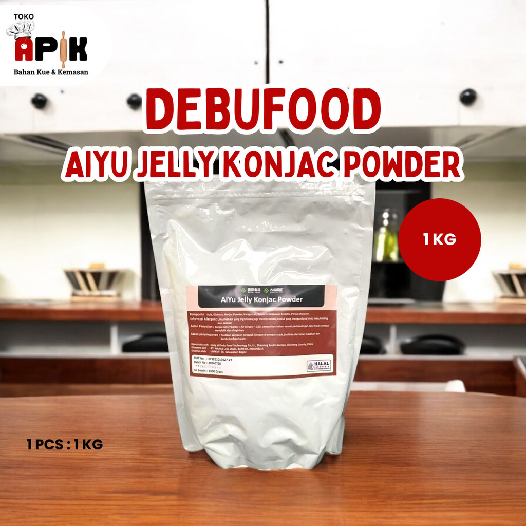 

AiYu Jelly Konjac Powder 1kg / Dessert Taiwan / Bubuk Jeli 1000gram