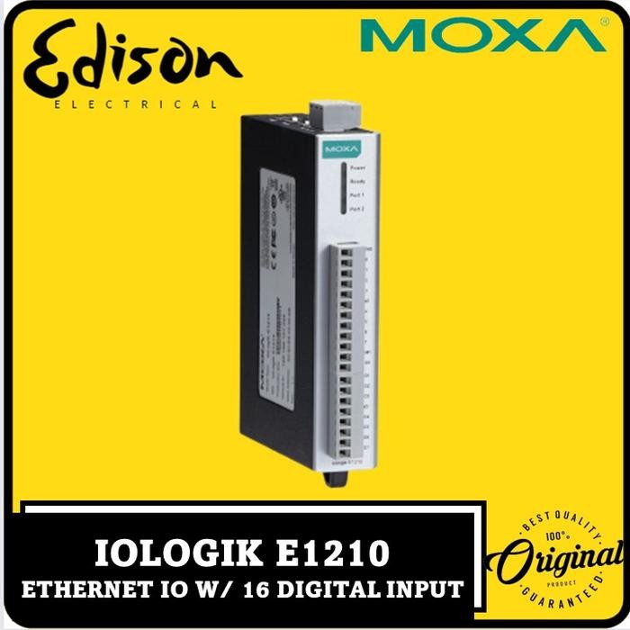 MOXA IoLogik E10 Daisy Chain Ethernet Remote I/O with 16DI