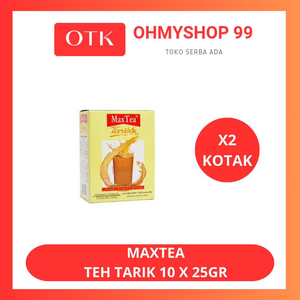 

MAXTEA Tarikk 10x 25gr - 2 Kotak