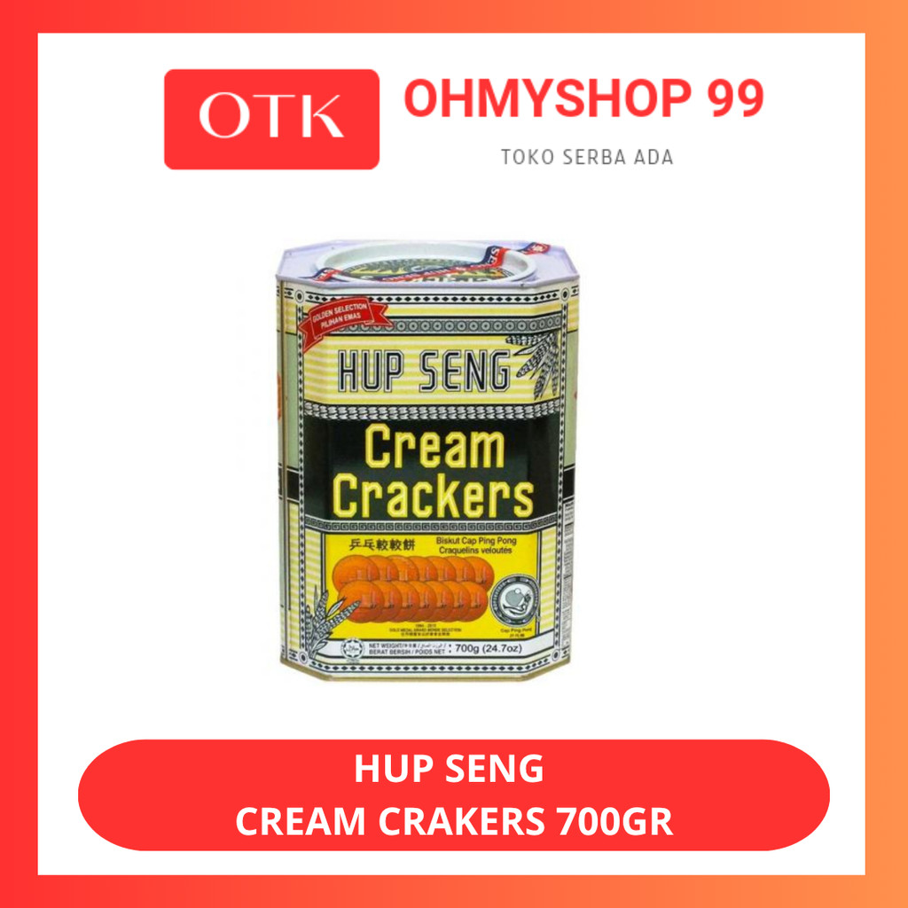 

Hup Seng Cream Crackers Biskuit Asin 700gr