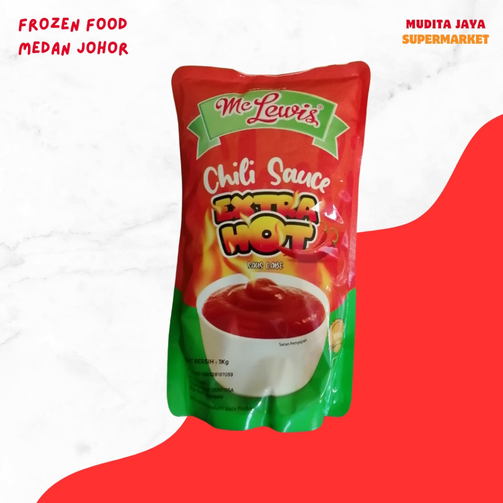 

Mc Lewis Chili Sauce Extra Hot - 1Kg