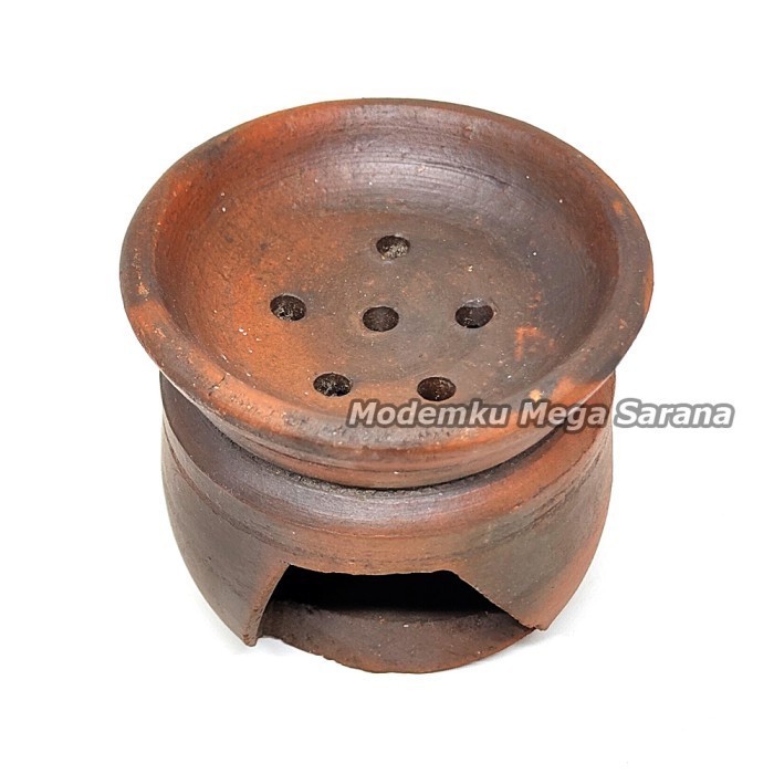 Gerabahku | Anglo Tungku Gerabah Aroma Terapi Bakar Ratus Dupa Bukhur Tanpa Tutup Tanah Liat