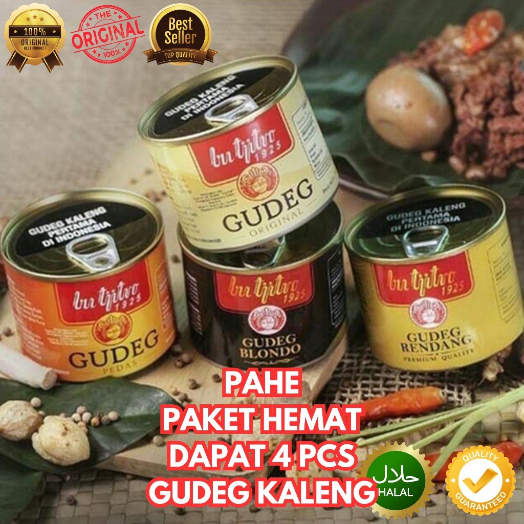 

GUDEG KALENG BU TJITRO ORIGINAL PEDAS RENDANG BLONDO KRECEK AREH MERCON KUALITAS PREMIUM