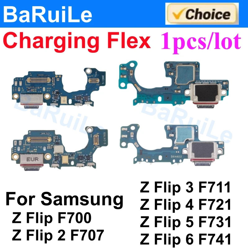 

Kabel Flex Pengisi Daya untuk Samsung Galaxy Z Flip3 5G F711 Flip4 F721 Flip5 F731 F741 F700 Port Pengisi Daya USB Jack Dock Connector