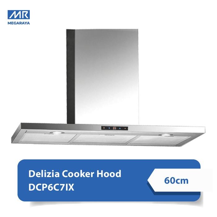 Delizia Cooker Hood / Penghisap Asap Kompor DCP6C7IX / DCP6C7-IX 60cm