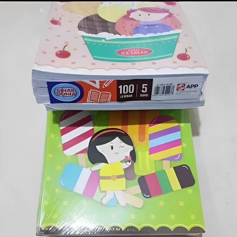 

BH01 SIDU 100 LEMBAR BUKU TULIS SINAR DUNIA (1PAK/5BUKU)