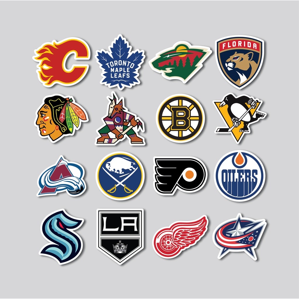 Sticker Pack Nhl Team (hockey) | Sticker Tumblr | Stiker Laptop Koper Helm