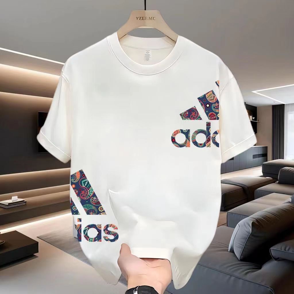 【100% original】kaos Adidas Kaos Pria Wanita Unisex Oversize 100% Original - Cotton Heavyweight Lenga