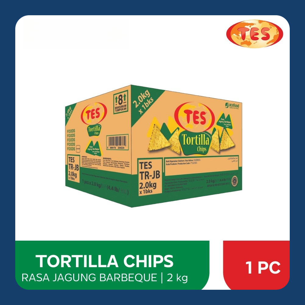 

TES TORTILLA 2.0 kg JAGUNG BARBEQUE