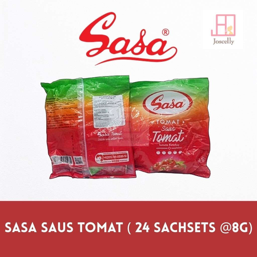 

JOSCELLY.ID SASA Saus Tomat Sachet Renceng (Isi 24 Sachet)