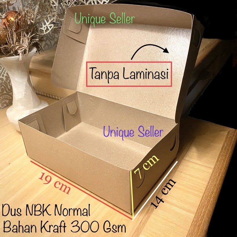 

Dus Kotak Box NBK Normal uk 19.5x14x7 KRAFT 300 Gram / Dus Box Kotak Kue Roti NBK Normal 19.5x14x7 KRAFT 300 Gsm / Dus Box Kotak Berkat Oleh Oleh 19.5x14 x 7 / Dus Box Kotak Hampers 19.5x 14 x 7 / Dus Box Kotak Jajan