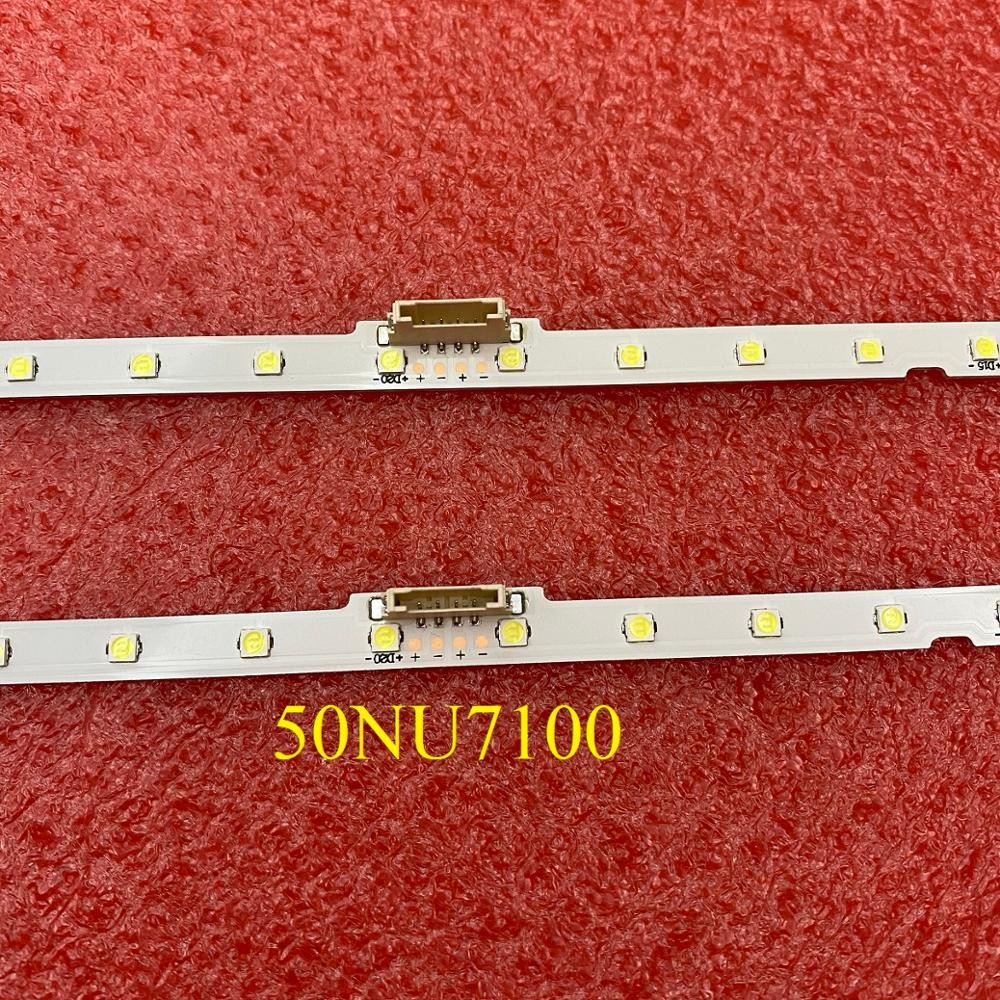 2pcs LED strip for Samsung UN50NU7095 UN50NU7100F UN50NU7100 UN50RU7100 UE50NU7100 UE50NU7020 BN96-4