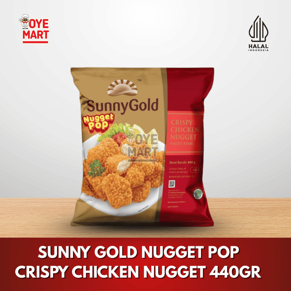

SUNNY GOLD CRISPY CHICKEN NUGGET 500GR