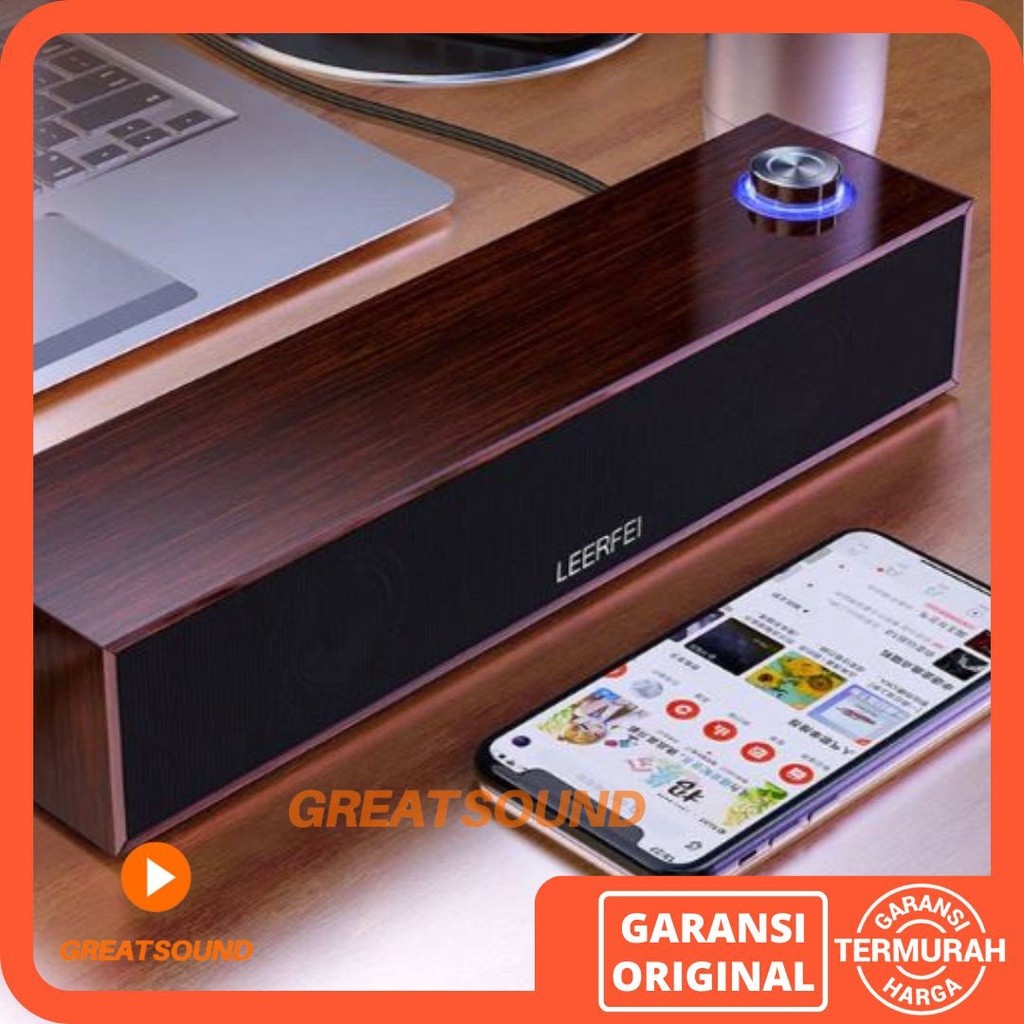 Speaker 2in1 Kabel dan Bluetooth Soundbar Bluetooth Speaker Bluetooth Soundbar Speaker Wireless Blue