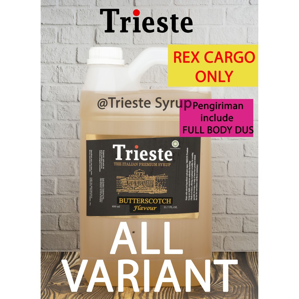 

TRIESTE SYRUP KEMASAN JERIGEN ISI 5 LITER